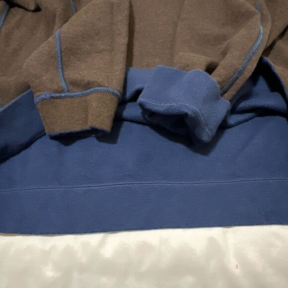 Tommy Bahama Pullover Mens ~XL Green Blue Reversible 1/4 Zip Knit Chest 24” - Picture 13 of 13